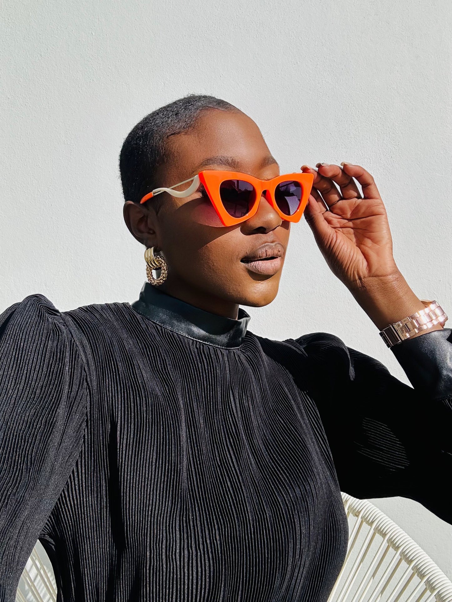 Lira Orange Sunglasses